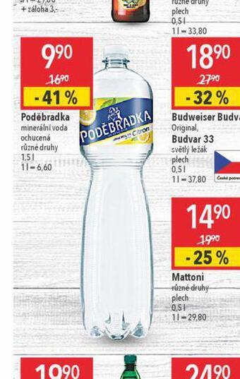 Globus Poděbradka ochucená nabídka