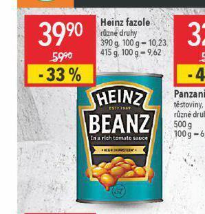 Globus Heinz fazole nabídka