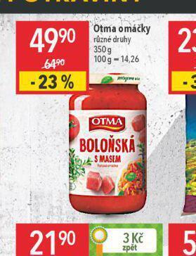 Globus Otma omáčky nabídka