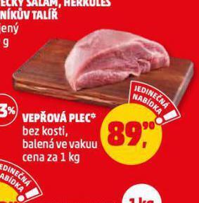 Penny Market Vepřová plec nabídka