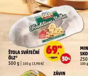Penny Market Štola sváteční olz nabídka
