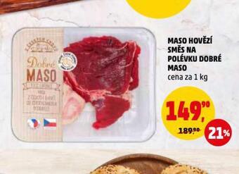 Penny Market Maso hovězí směs na polévku nabídka