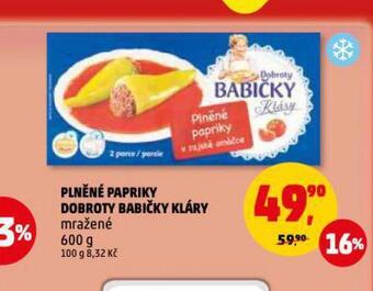 Penny Market Plněné papriky dobroty babičky kláry nabídka