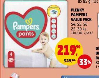 Penny Market Pampers plenky nabídka