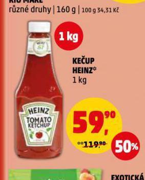 Penny Market Kečup heinz nabídka