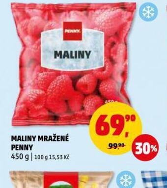 Penny Market Maliny mražené nabídka