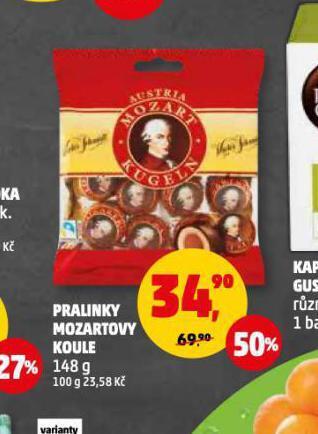 Penny Market Pralinky mozartovy koule nabídka