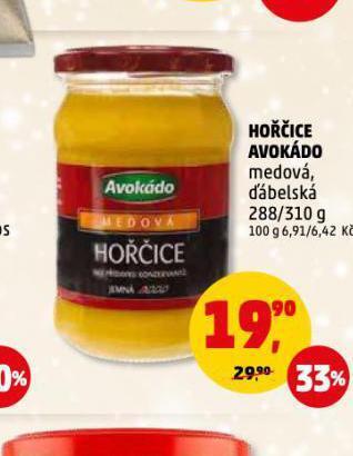 Penny Market Hořčice avokádo nabídka