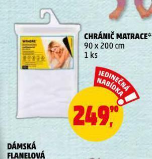 Penny Market Chránič matrace nabídka