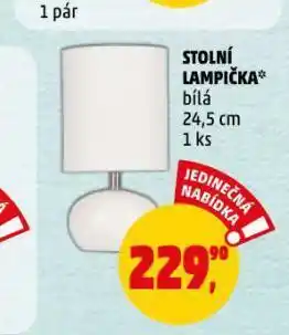 Penny Market Stolní lampička nabídka