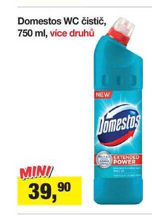Šlak Domestos wc čistič, 750 ml nabídka