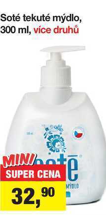 Šlak Soté tekuté mýdlo, 300 ml nabídka