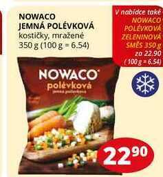 Flop Nowaco jemná polévková kostičky, mražené 350 g nabídka