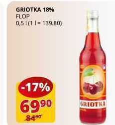 Flop Griotka 18% flop 0,5l nabídka