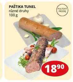 Flop Paštika tunel různé druhy 100 g nabídka