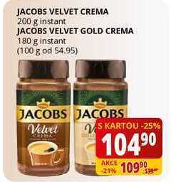 Flop Jacobs velvet crema 200 g nabídka