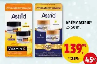 Penny Market Krémy astrid, 2x 50 ml nabídka