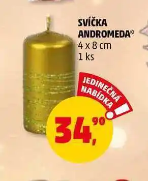Penny Market Svíčka andromeda, 1 ks nabídka