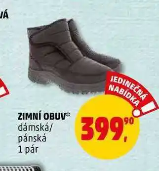 Penny Market Zimní obuv, 1 pár nabídka