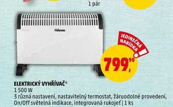 Penny Market Elektrický vyhřívač, 1 ks nabídka