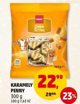 Penny Market Karamely penny, 300 g nabídka