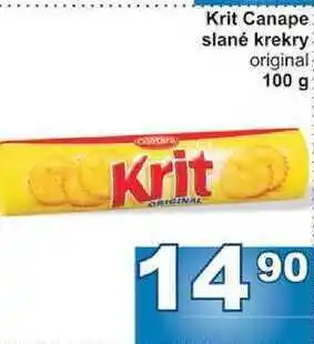 Jip Krit canape slané krekry original 100 g nabídka