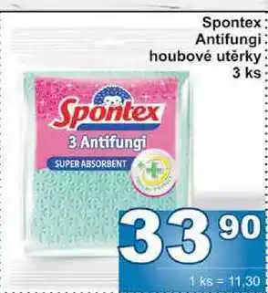 Jip Spontex antifungi houbové utěrky 3 ks nabídka