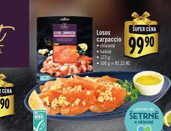 Jip Losos carpaccio nabídka