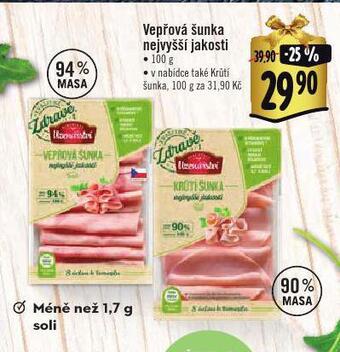 Jip Vepřová šunka nejvyšší jakosti nabídka