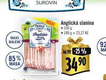 Jip Anglická slanina nabídka