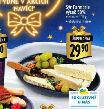 Albert Sýr farmbrie nabídka