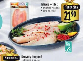 Jip Tilápie - filet nabídka