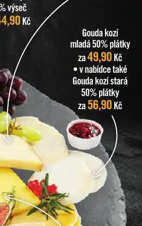 Jip Gouda kozí sýr nabídka