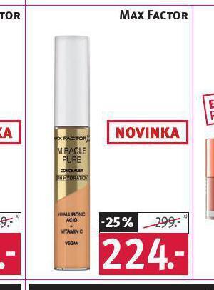 Rossmann Max factor nabídka