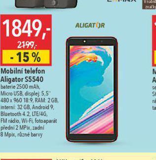 Globus Mobilní telefon aligator nabídka