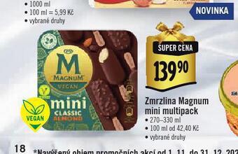 Jip Zmrzlina magnum nabídka