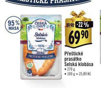 Albert Selská klobása nabídka
