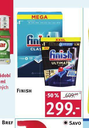 Rossmann Finish tablety do myčky nabídka