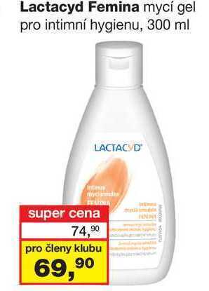 Barvy a laky drogerie Lactacyd femina mycí gel pro intimní hygienu, 300 ml nabídka