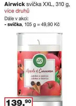 Barvy a laky drogerie Airwick svíčka xxl, 310 g nabídka