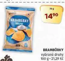Coop Coop brambůrky 70g, různé druhy nabídka