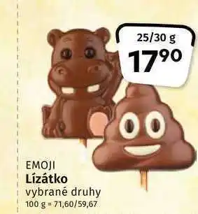 Coop Emoji lízátko vybrané druhy 25/30g nabídka