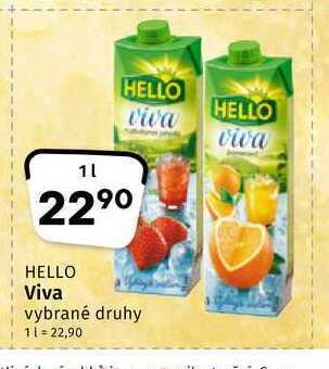 Coop Hello viva vybrané druhy 1l nabídka