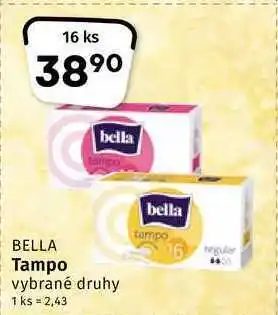 Coop Bella tampo vybrané druhy 16ks nabídka