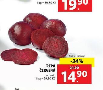 Lidl Řepa červená nabídka