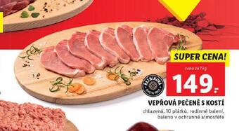 Lidl Vepřová pečeně s kostí nabídka