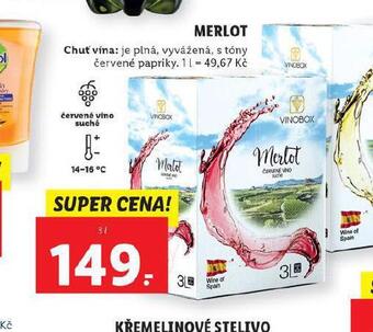 Lidl Merlot nabídka