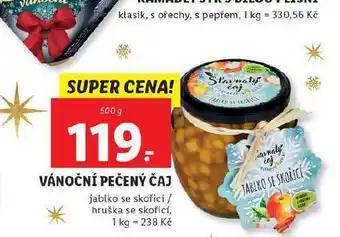 Lidl Vánoční pečený čaj nabídka