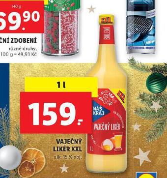 Lidl Vaječný likér xxl nabídka
