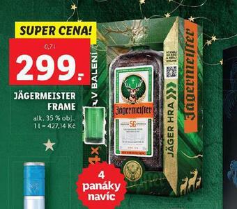 Lidl Jägermeister frame nabídka